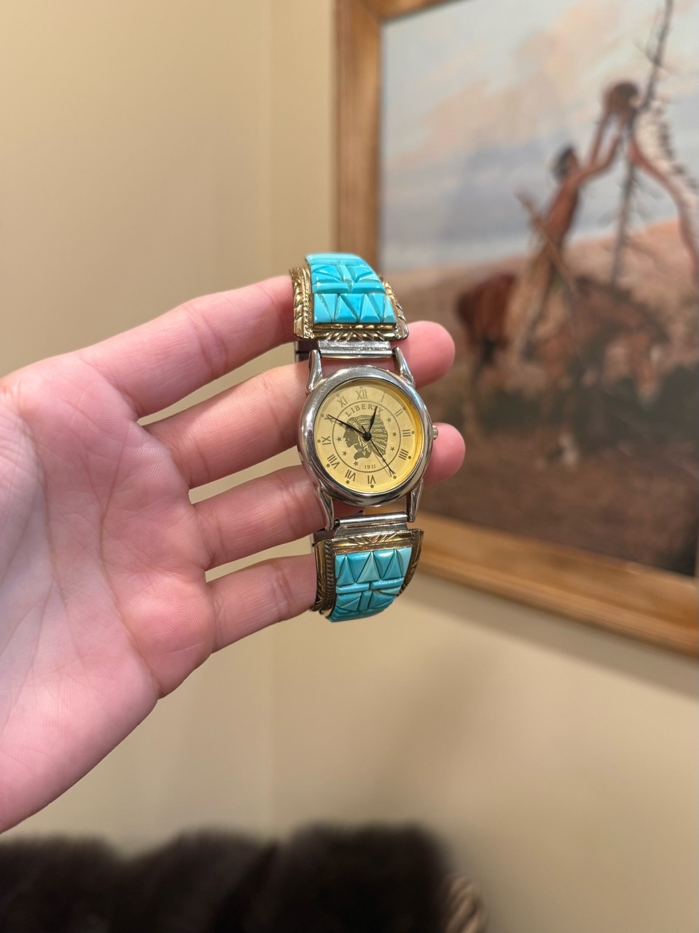 Navajo Turquoise Watch